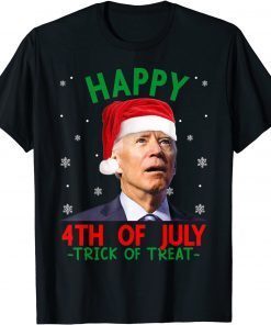Joe Biden Funny Happy 4th Of July Christmas Ugly Sweater Shirts