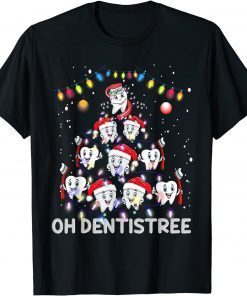 T-Shirt Oh Dentistree Christmas Dentist Funny Xmas Dental Assistant