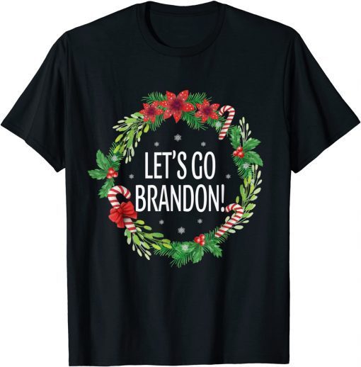Let's Go Brandon Christmas PJ Chant Meme Political Unisex T-Shirt