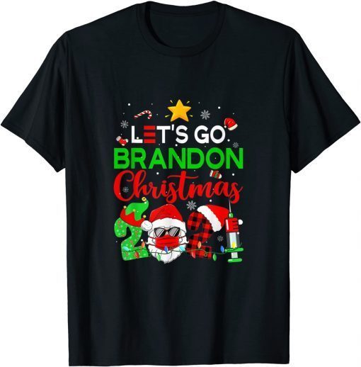 Let's Go Brandon Christmas 2021 fans Xmas Unisex T-Shirt