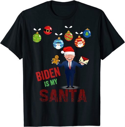 Biden Christmas Hat Ugly Biden Is My Santa Gift 2021 Shirts