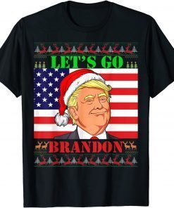 Let's Go Brandon Trump Ugly Christmas Sweater 2021 T-Shirt