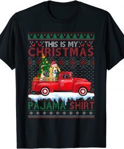 T-Shirt This Is My Christmas Pajama Beagle Dog Ugly Xmas Sweater