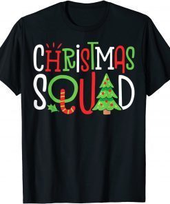 2021 Christmas Squad Funny Xmas Tree Family Matching Pajamas Boys Classic T-Shirt