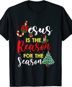 Funny Christian Jesus The Reason Christmas Stocking Stuffer Shirts
