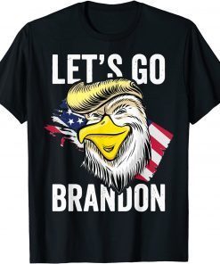 Let's Go Brandon US Flag Funny Tee Shirts