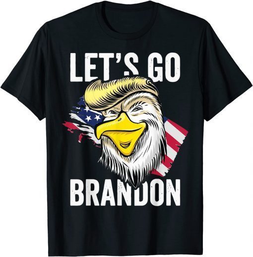 Let's Go Brandon US Flag Funny Tee Shirts