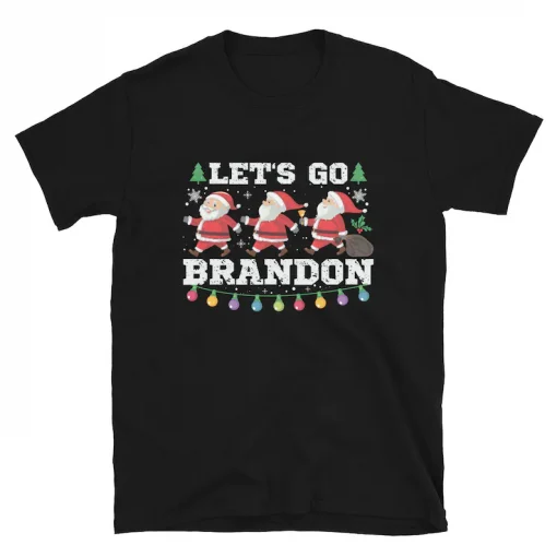 Shirts Let's Go Brandon Santa Funny Christmas