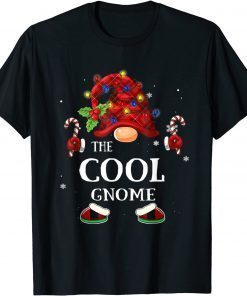 T-Shirt Matching Family Funny The Cool Gnome Christmas Group