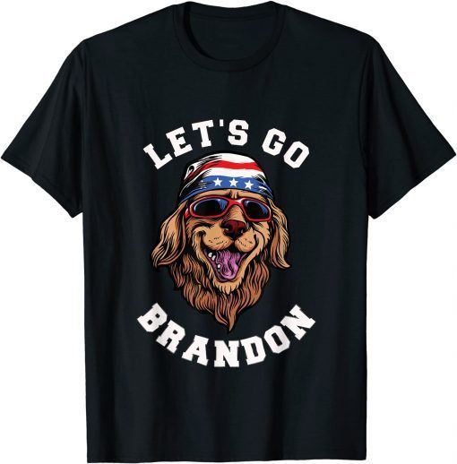 Let's go Brandon funny American dog meme patriot Funny T-Shirt