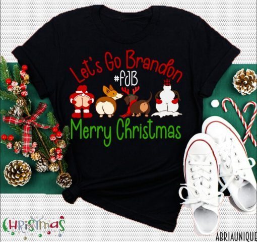 Lets Go Brandon Funny Christmas, Fjb Christmas Gift Shirts
