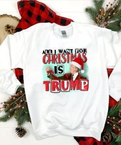 Shirt All I Want For Christmas Is Trump Xmas Gift