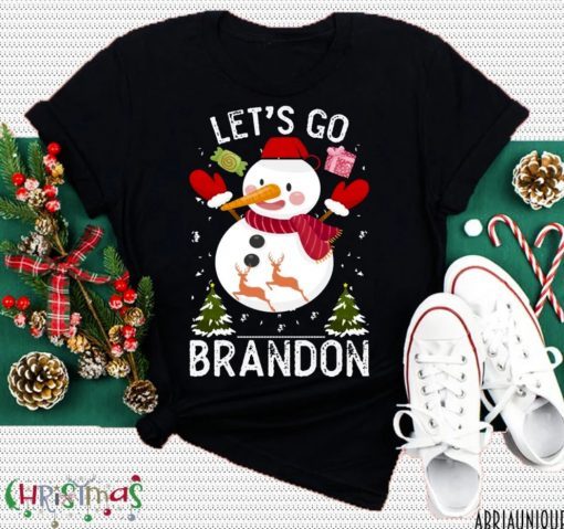 Funny Lets go brandon snowflake Tee Shirt