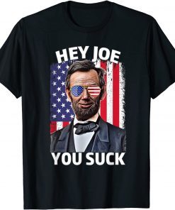 Official Hey Joe You Suck Anti Joe Biden Let's Go Brandon T-Shirt