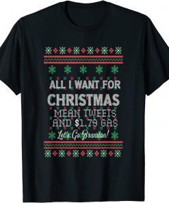 Trump Christmas Biden Ugly Christmas Sweater Funny Political Classic T-Shirt