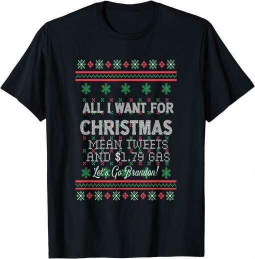 Trump Christmas Biden Ugly Christmas Sweater Funny Political Classic T-Shirt