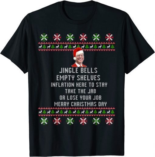 T-Shirt Jingle Joe Biden Funny Santa Christmas Sweater Funny