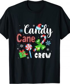 Candy Cane Crew Funny Christmas Candy Lover X-mas Gift T-Shirt