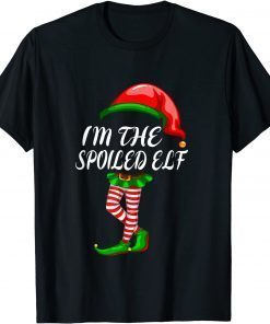 2022 I'm The Spoiled Elf Group Matching Family Christmas Unisex T-Shirt