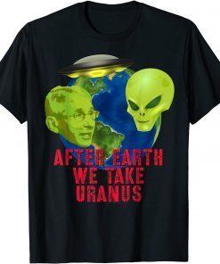 Classic Fauci Alien UFO Outer Space Funny Conservative Anti Fauci TShirt