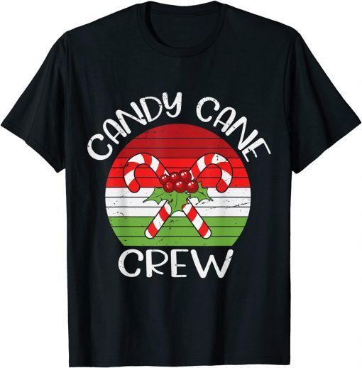 Tee Shirts Candy Lover christmas Candy Cane Crew Funny X-mas