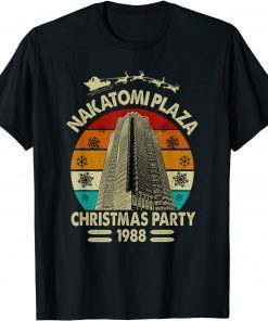 Classic Nakatomi Plaza Christmas Party 1988 Xmas Holiday T-Shirt