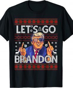 Let's Go Branson Brandon Trump Ugly Christmas Sweater Classic Tee Shirts