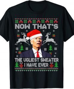 T-Shirt Santa Joe Biden This Is My Ugliest Christmas Sweater Men