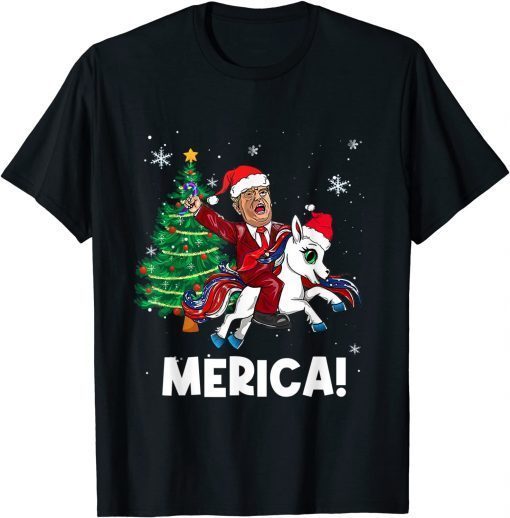 Trump Unicorn President Trump 2024 Christmas Gift T-Shirt