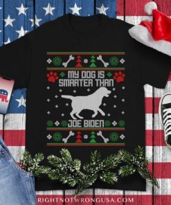 2022 My Dog Is Smarter Than Joe Biden , FJB Anti Biden Republican Shirts