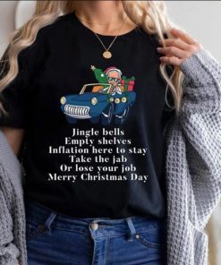 Jingle Joe Biden Funny Santa Trump Ugly Christmas Unisex TShirt