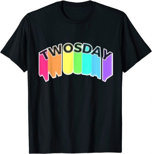 2-22-22 Twosday Tuesday February 22nd 2022 Teacher Two's Day Classic Shirt