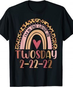 Twosday Tuesday February 22nd 2022 Cute 2-22-22 Second Grade Gift Shirt