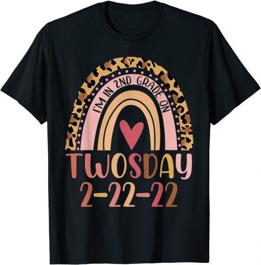 Twosday Tuesday February 22nd 2022 Cute 2-22-22 Second Grade Gift Shirt