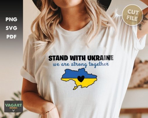 TShirt Stand With Ukraine ,We Are Strong Together