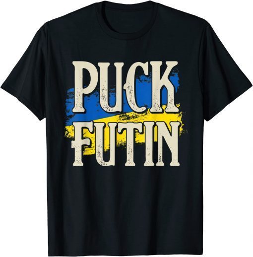 Puck Futin Meme I Stand With Ukraine Ukrainian Lover Support Tee Shirts