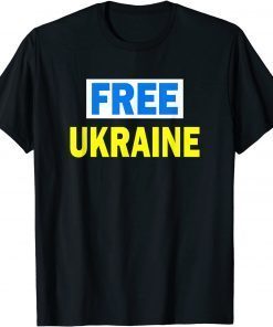 Stop War In Ukraine Support Ukraine Free Ukraine TShirt
