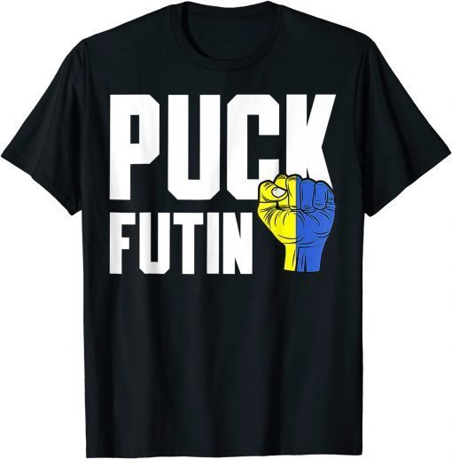 Puck Futin Meme I Stand With Ukraine Ukrainian Lover TShirt
