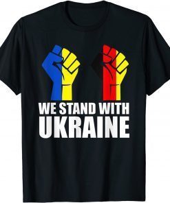 Classic Puck Futin Funny Stand With Ukraine Ukrainian Lover Support T-Shirt