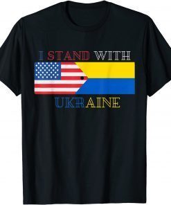 Official Ukrainian Lover I stand with Ukraine flag T-Shirt