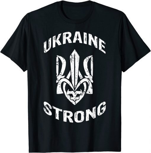 T-Shirt Ukraine Strong Stop The War In Ukraine 2022