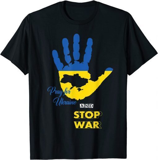 T-Shirt Pray For Ukraine and Stop War