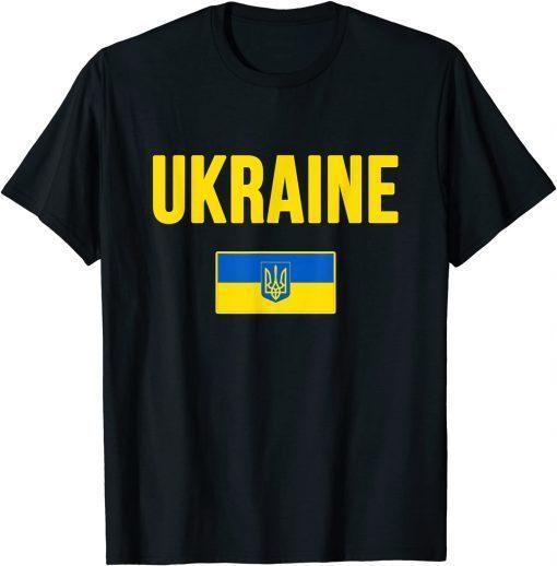 TShirt Ukraine Ukrainian Flag Souvenir Love Gift