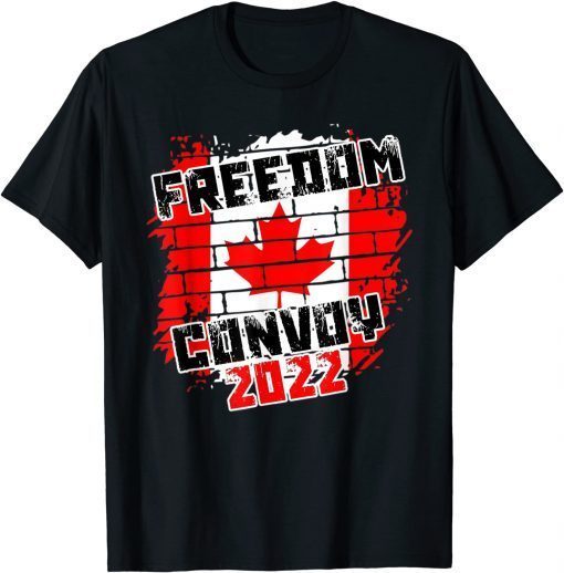 Canada Freedom Convoy 2022 Canadian Truckers Support Official Shirts