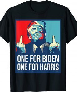Donald Trump Middle Finger Biden America Republican 2022 Tee Shirts