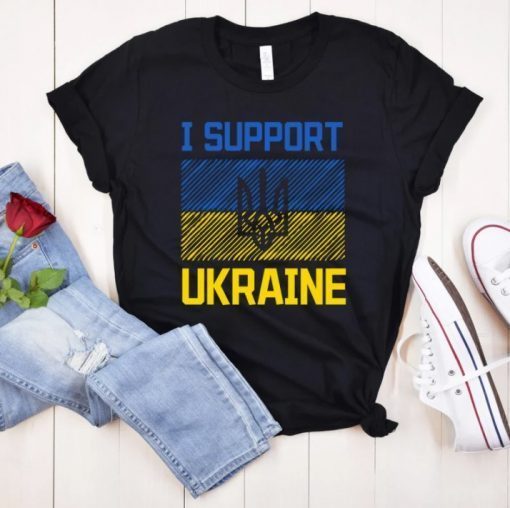 2022 I Stand With Ukraine T-shirt, Pray For Ukraine ,Ukrainian Flag, I Support Ukraine T-Shirt