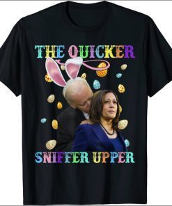 TShirt The Quicker Sniffer Upper Biden Bunny Egg funny Biden Easter