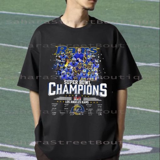 T-Shirt Los Angeles Rams Champions, 2022 Super Bowl