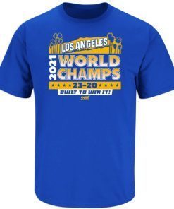 2022 Los Angeles 2021 World Champs 23-20 Shirts