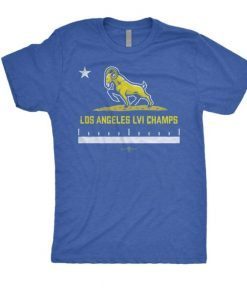 Official Los Angeles LVI Champs 2022 TShirt